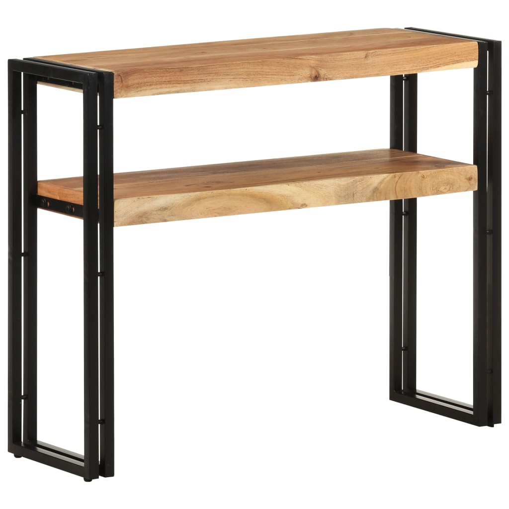 NNEVL Console Table 90x30x75 cm Solid Acacia Wood