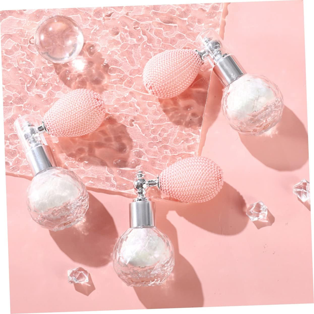 5Pcs Loose Glitter Spray for Hair Body Women Highlighter Spray Glittery Sparkle Powder Body Glitter