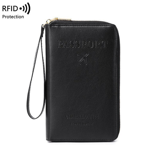 Travel Wallet RFID Passport Holder Cover Case Cards ID Women Men Multi Function