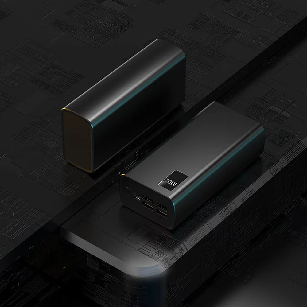 50000Mah Portable High Capacity Power Bank Fast Charging Powerbank Outdoor Travel with Digital Display Screen
