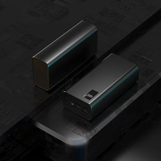 50000Mah Portable High Capacity Power Bank Fast Charging Powerbank Outdoor Travel with Digital Display Screen