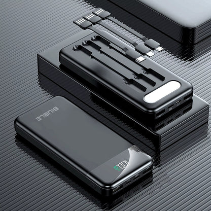 Portable Power Bank High Capacity Cable Charging Mini Powerbank for Iphone Samsung ﻿2024