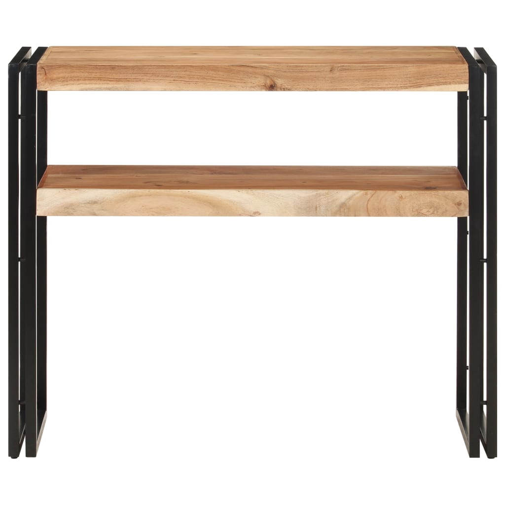 NNEVL Console Table 90x30x75 cm Solid Acacia Wood