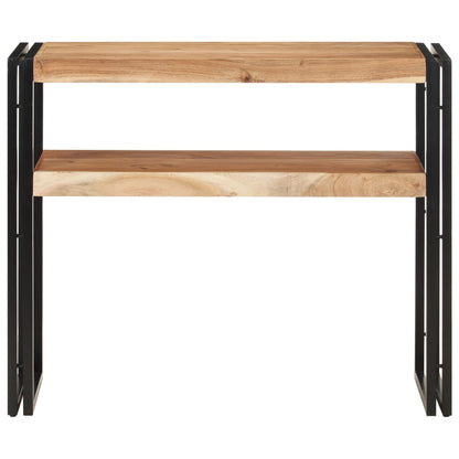 NNEVL Console Table 90x30x75 cm Solid Acacia Wood