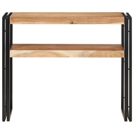 NNEVL Console Table 90x30x75 cm Solid Acacia Wood