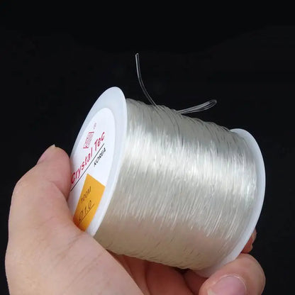 100M Strong Elastic Crystal Beading Thread Cord Jewelry Making Necklace Bracelet DIY Beads String Stretchable Thickness 0.5-1Mm