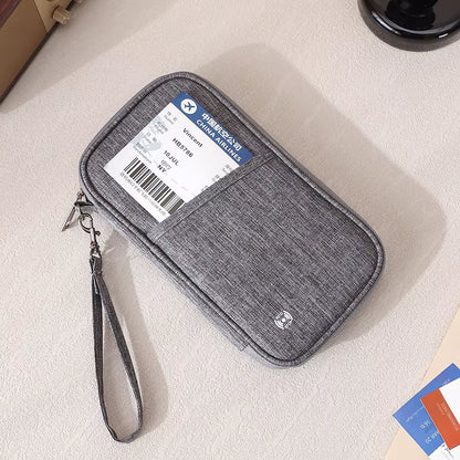 Passport Holder Bag Family Rfid Blocking Passport Wallet Travel Essentials Wallet Travel Document Organizer Credit Cards Case