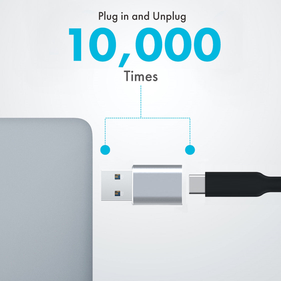 USB Type C Female to USB a Male Adapter Converter Charger for Iphone Android