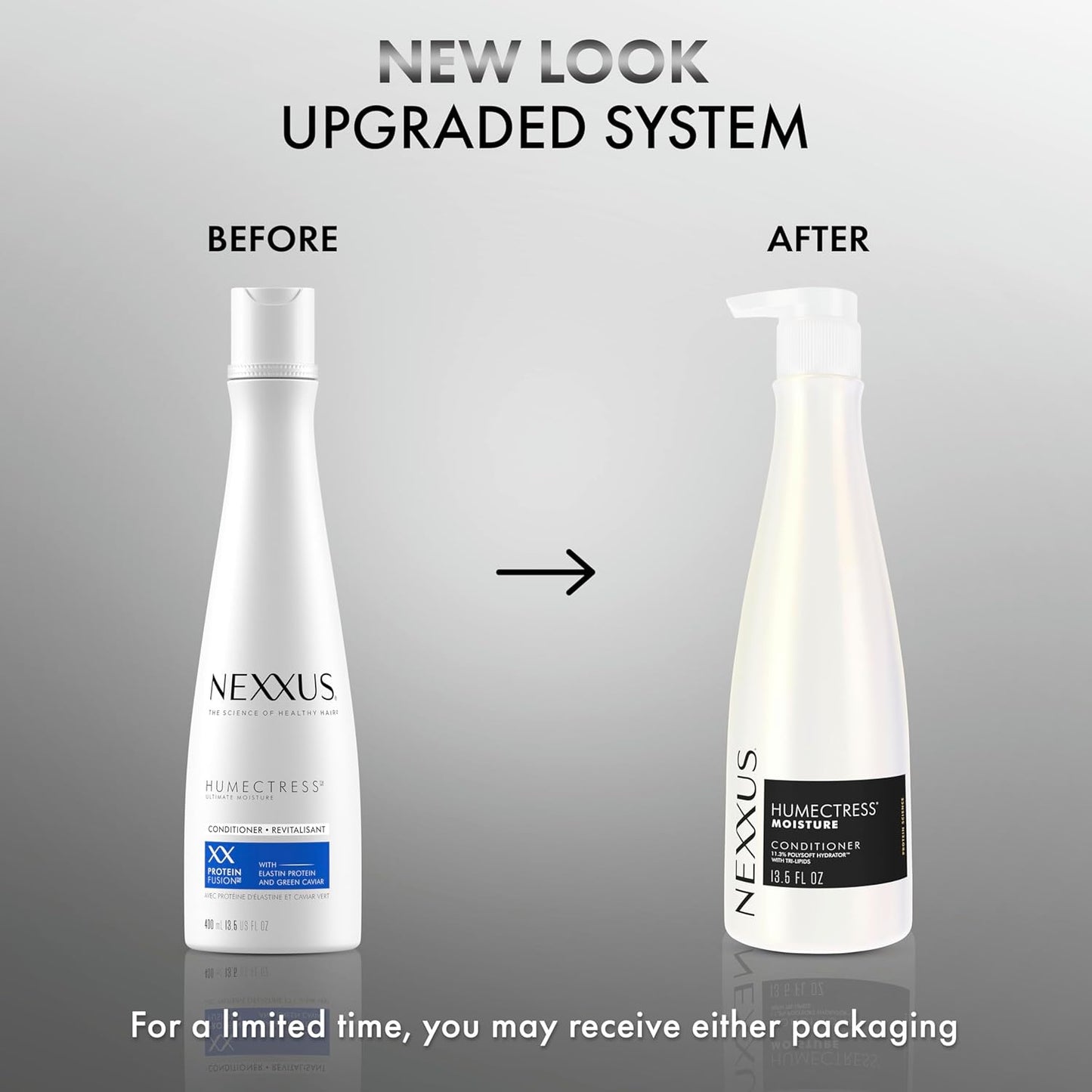 Humectress Conditioner for Dry Hair Ultimate Moisture with Caviar & Protein Complex 13.5 Oz