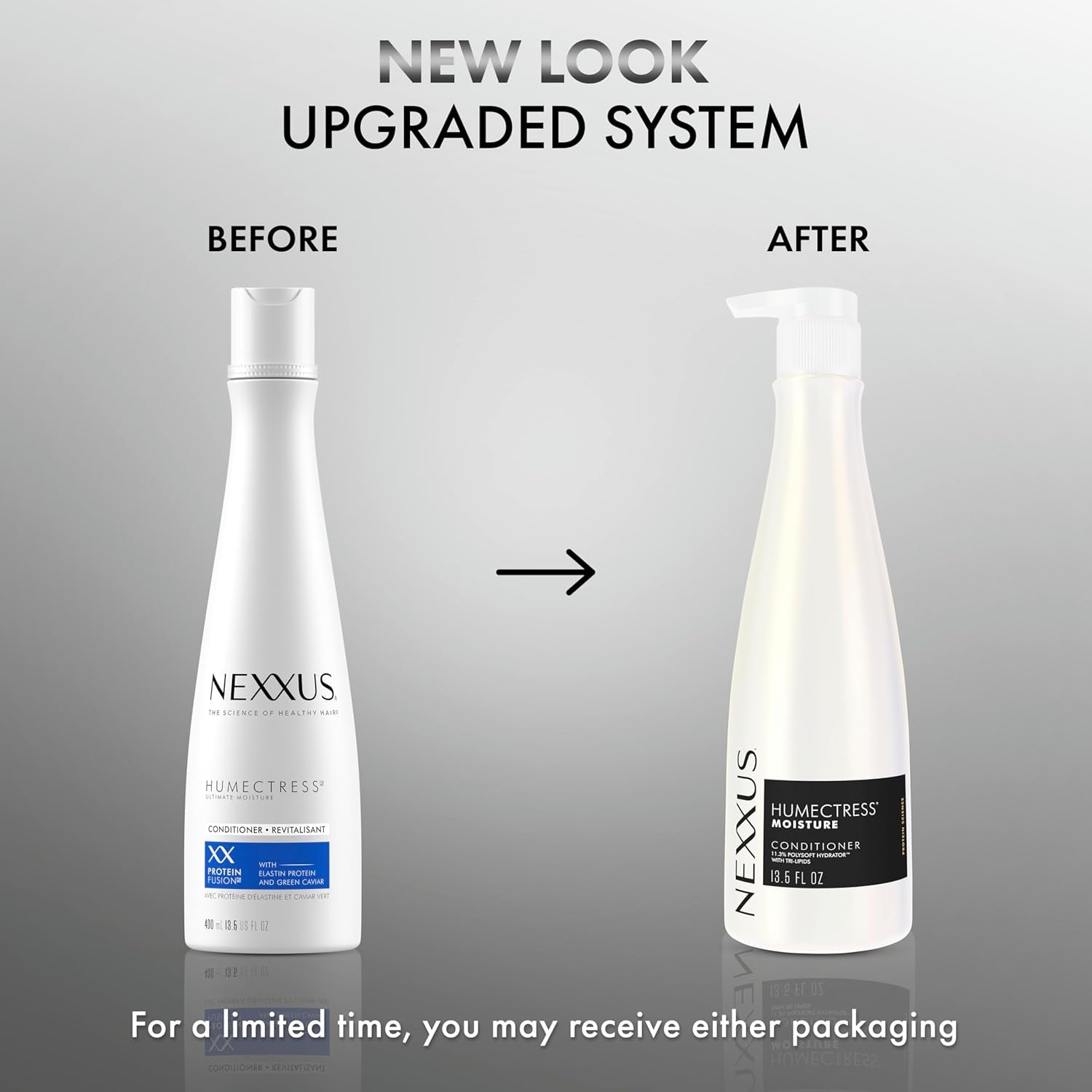 Humectress Conditioner for Dry Hair Ultimate Moisture with Caviar & Protein Complex 13.5 Oz