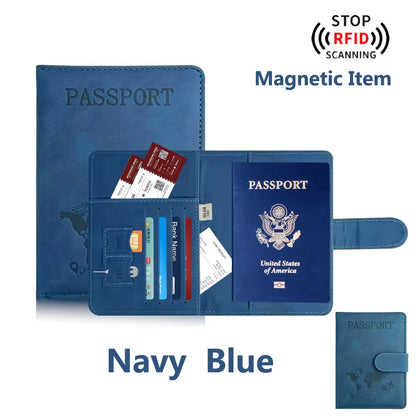 Passport Holder for Travel Essentials Passport Wallet Cover Case for Travel Accessories,Passport Book Holders for Women/Men