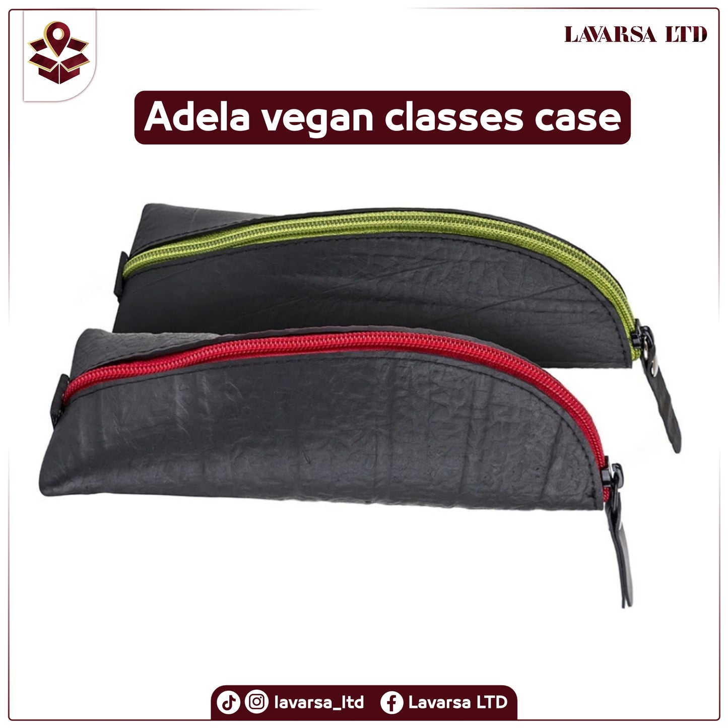 Adela Vegan Glasses Case