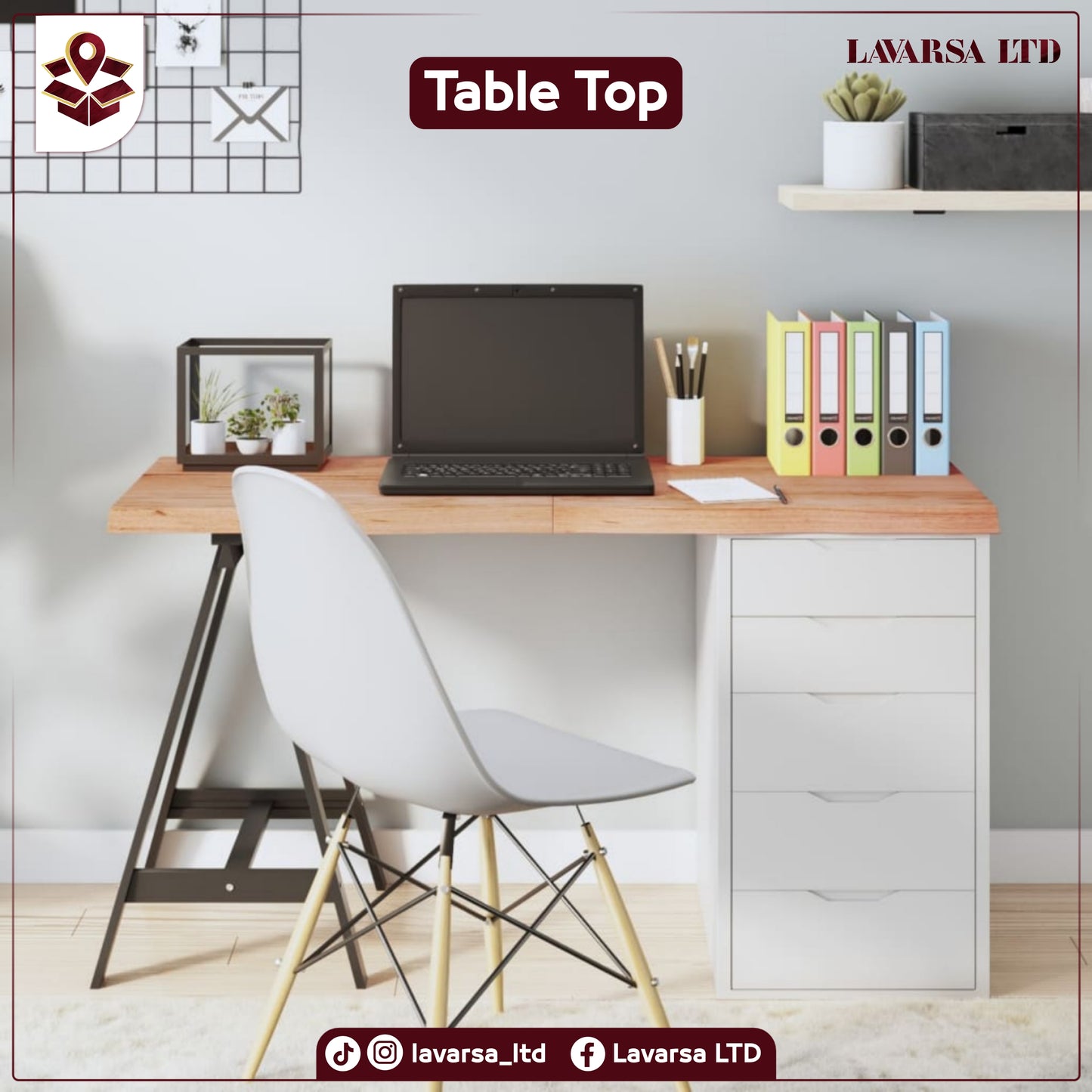 NNEVL Table Top Light Brown 120x50x4 cm Treated Solid Wood Oak