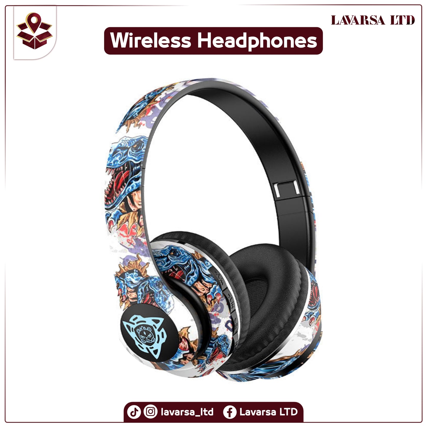 NNEDSZ Wireless Bluetooth Headphones - Stylish Over-Ear Design with Long Battery Life, Hi-Fi Sound, and Universal Compatibility (colour B)