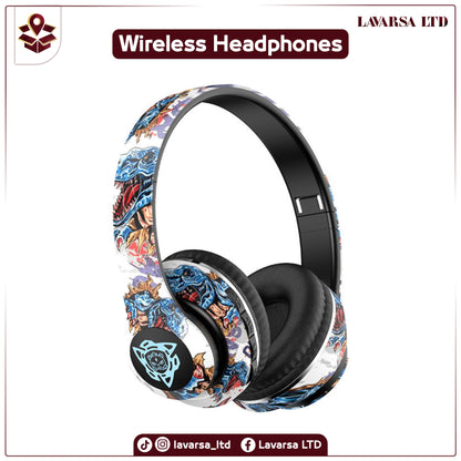 NNEDSZ Wireless Bluetooth Headphones - Stylish Over-Ear Design with Long Battery Life, Hi-Fi Sound, and Universal Compatibility (colour B)