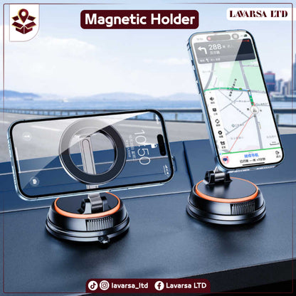 NNEDSZ 360 Degree Rotating Magnetic Phone Holder - Strong Suction and Stable Design